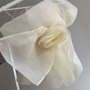 Zara strapless organza top size XS